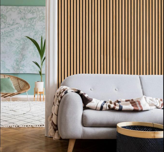 2400x600mm Sound Absorbing Wood Panels Interior Wall And Ceiling