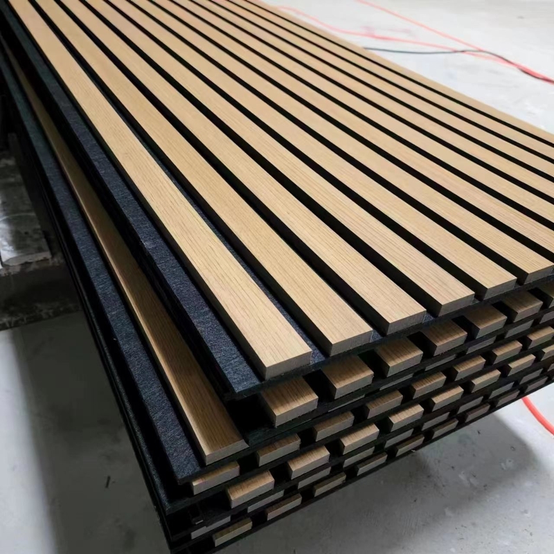 Akupanel Wood Veneer Slat Acoustic Sound Panel Soundproof Wall Panels ...