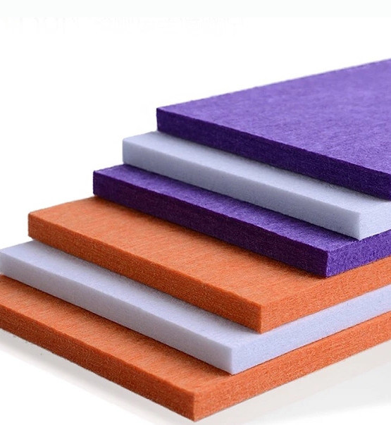 Office Acoustic Panel Pet Fiber Felt Sound Absorbing Wall Decorative