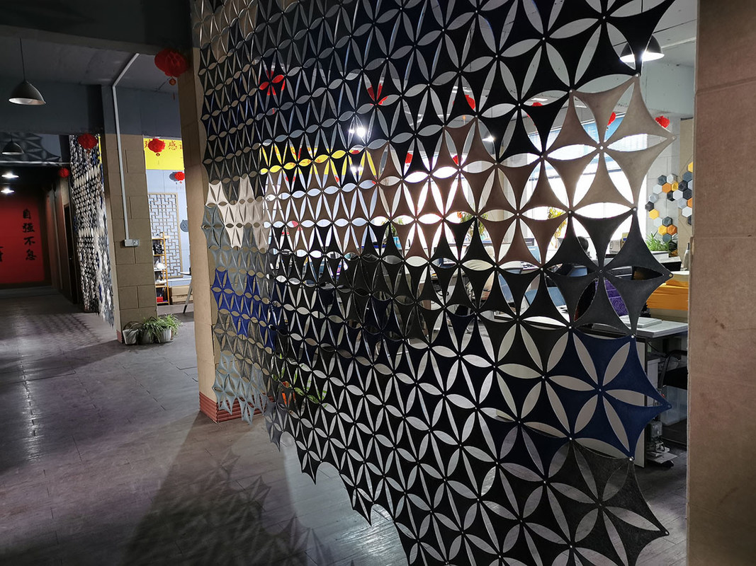 Meeting Room Easy Install Acoustic Room Dividers Suspended Space Divider