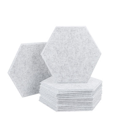 Self Adhesive Soundproof Hexagon Polyester Fiber Acoustic Panel ...